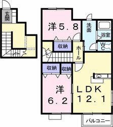 ハーモニーガーデンＡの物件間取画像